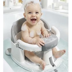 Baby Bath Seats for Babies Sitting Up, Non-Slip Baby Bathtub with 3 Suction Cups,