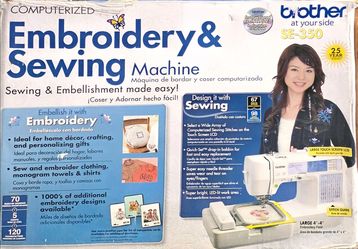 Brother SE-350 Embroidery and Sewing Machine