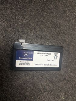 2007-2012 Mercedes-Benz GL450 GL550 Auxillary Back Up Battery 000000004039 OEM For Passenger Car