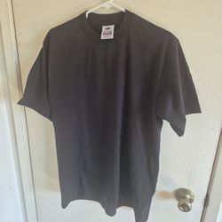 PRO CLUB 12 PC MAN'S HEAVYWEIGHT COTTON SHORT SLEEVE T SHIRT SIZE L