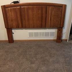 Solid Oak Headboard