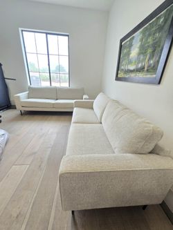 Sofa set, 2 couches, 84" long