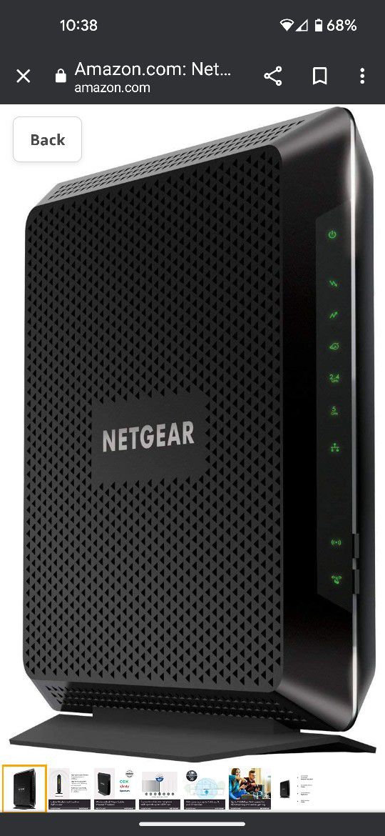 Netgear Nighthawk Cable Modem WiFi Router Combo