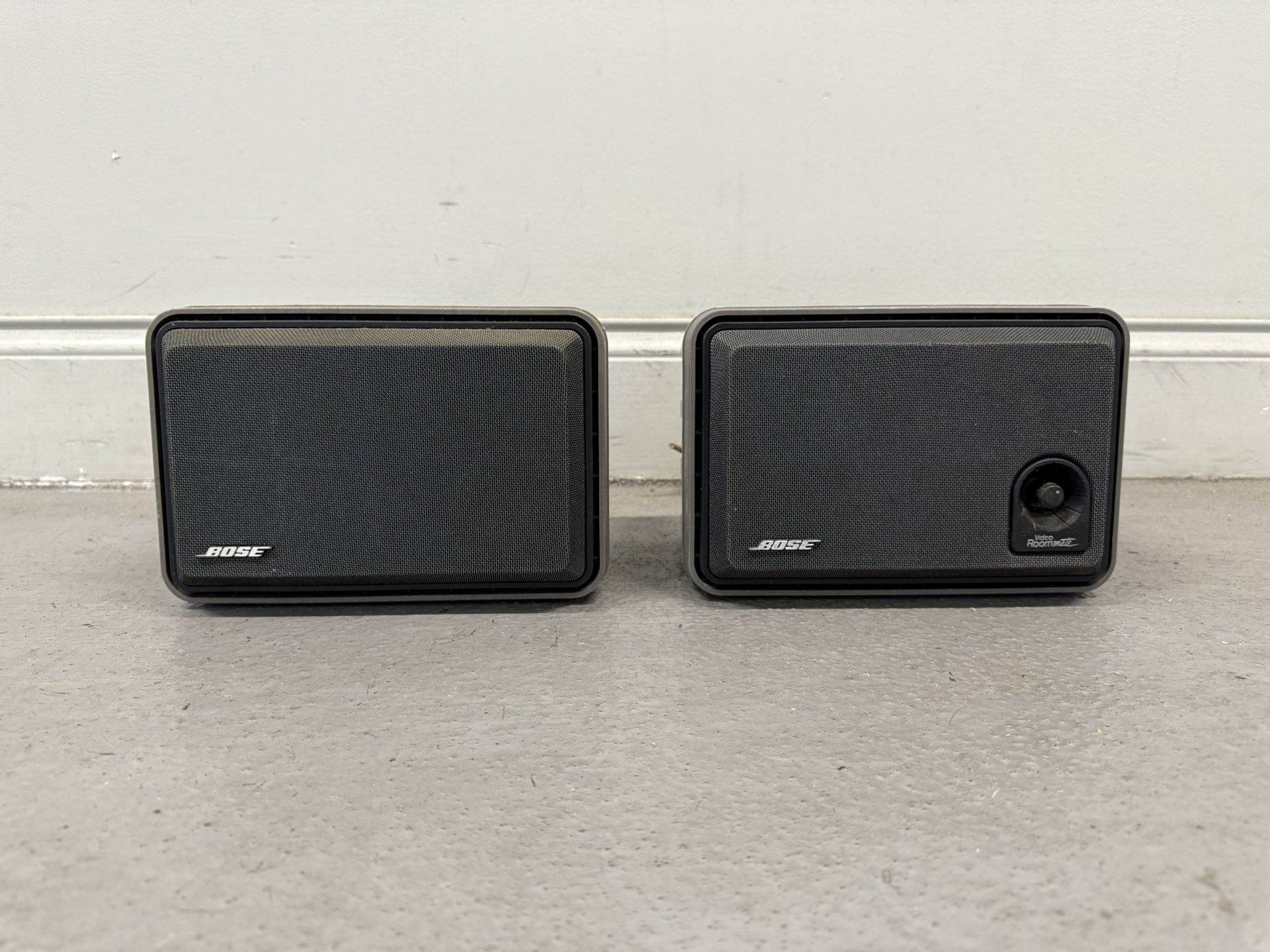 BOSE Video Roommate Speakers Powered Indoor/Outdoor Pair (Good condition) PICK UP IN CORNELIUS