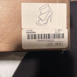 Bebe Booties Ivory/Black