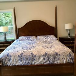 3 Pc Queen Size Thomasville Bogart Collection Bedroom Set 