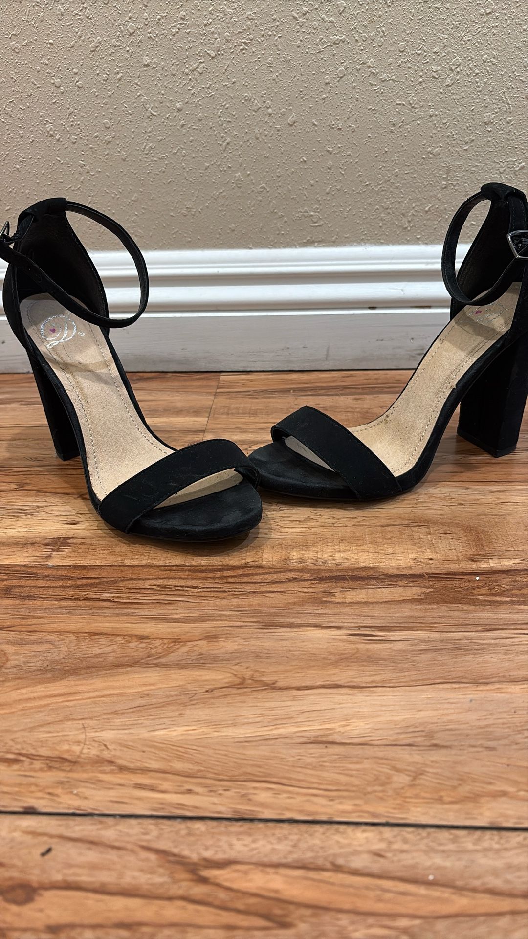 Black Thick Heels