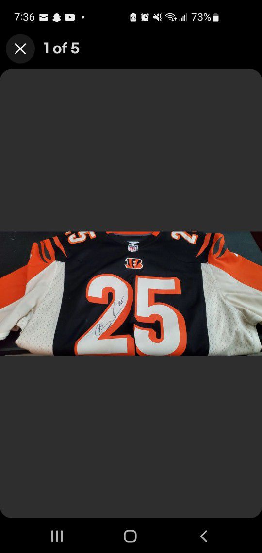 Bengals Jersey Signed