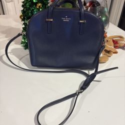 Kate Spade New York Crossbody Purse – Navy Blue (Like New!)