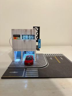 Hot wheels diorama