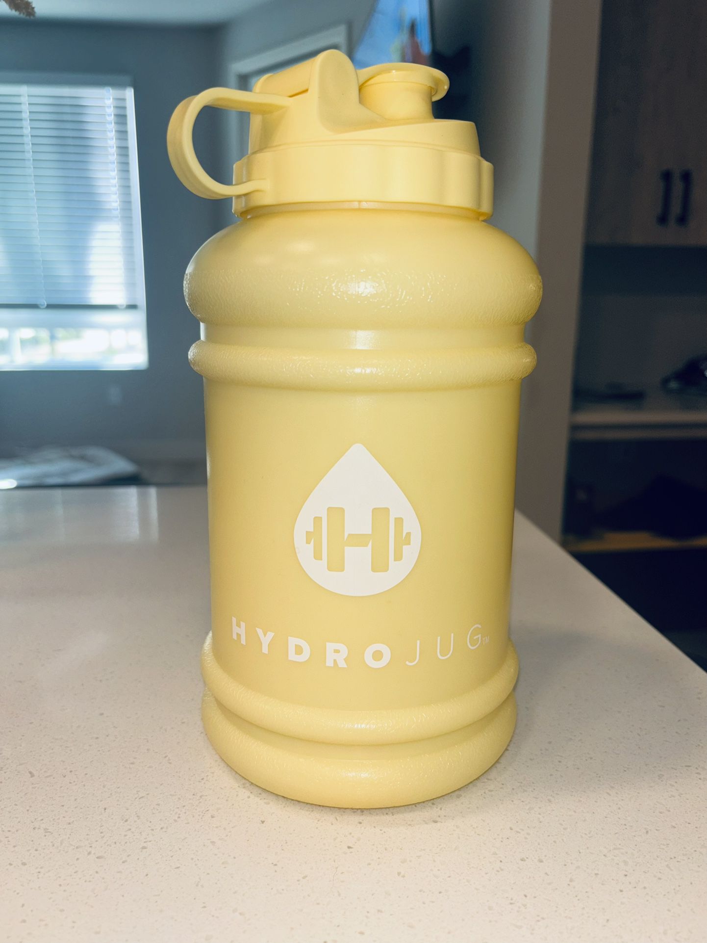 Yellow HydroJug Half Gallon Jug - 73 oz.