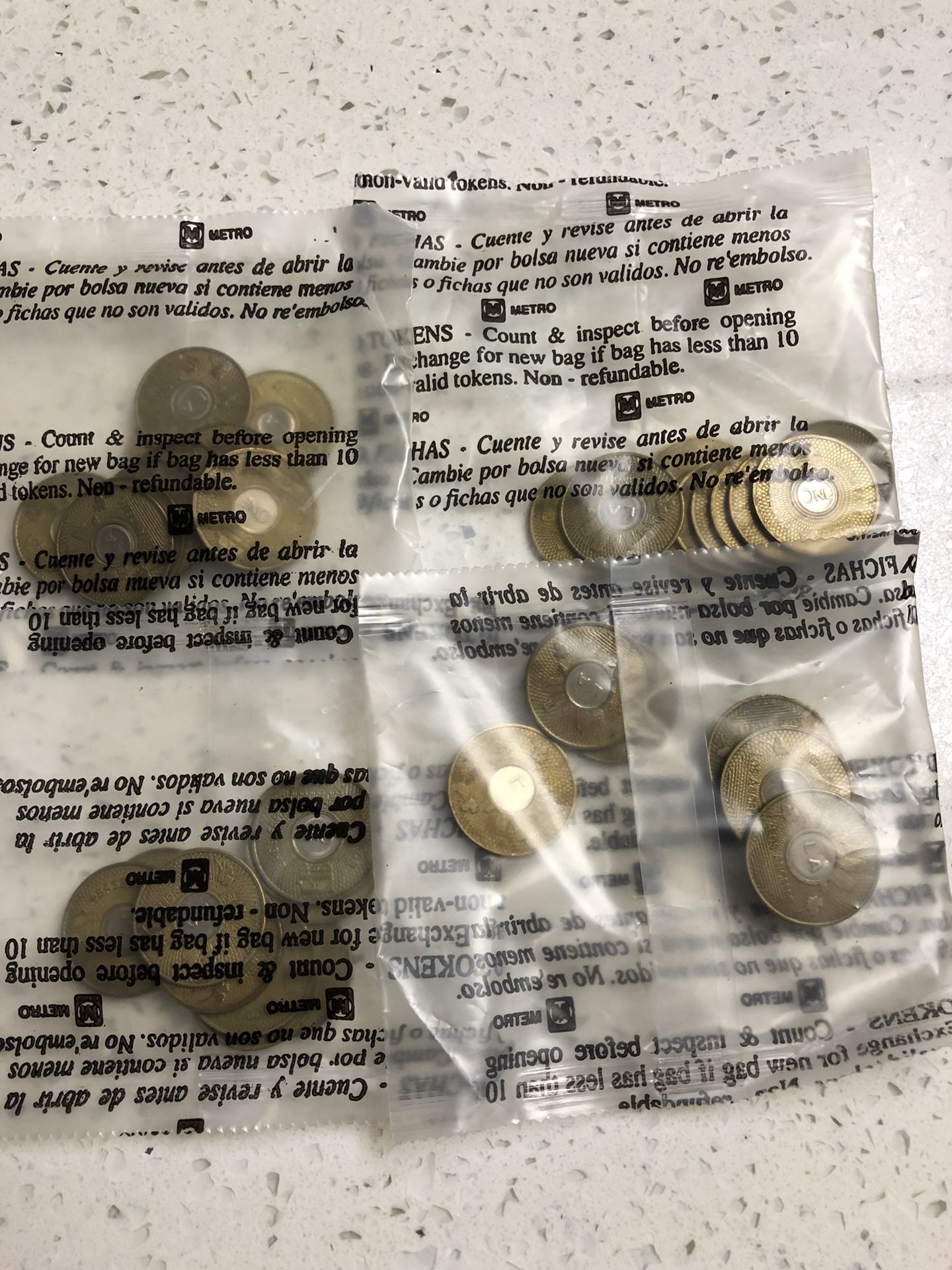 LA Metro MTA Tokens