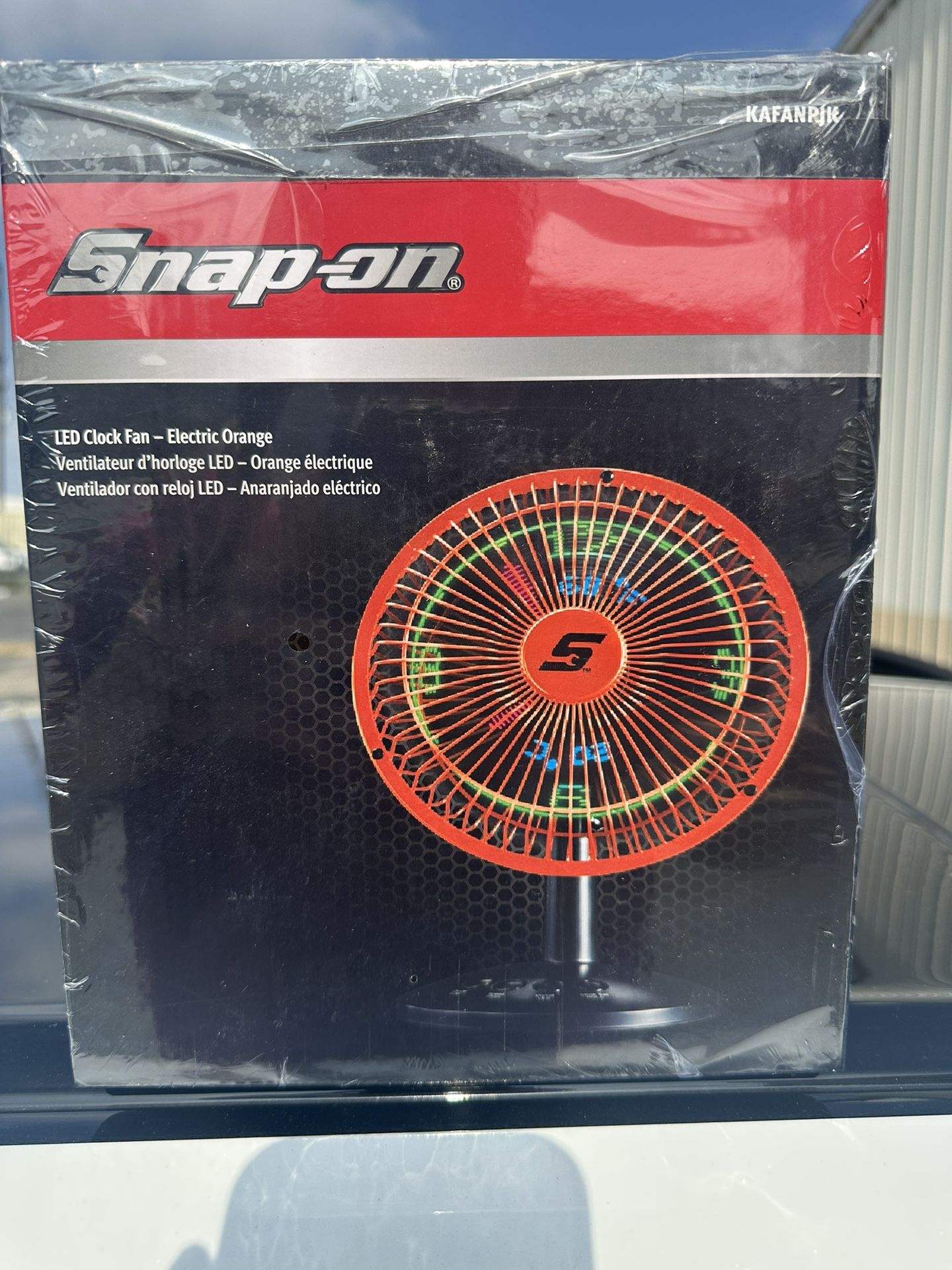 Snap On Tools Magnetic Fan and Clock