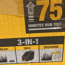 Dewalt Lawn Mower Brand New 