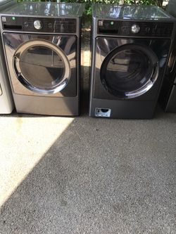 Set dryer. Gas