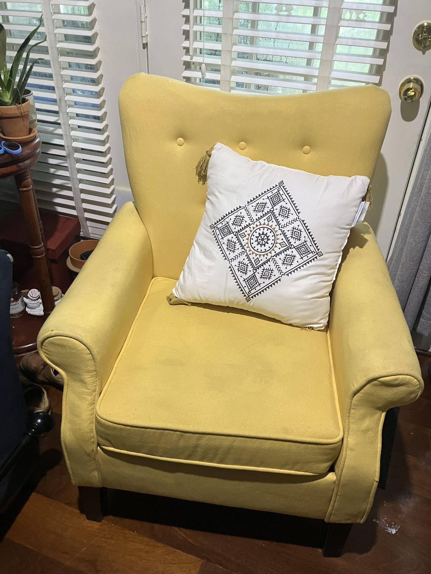 Yellow Arm Chair