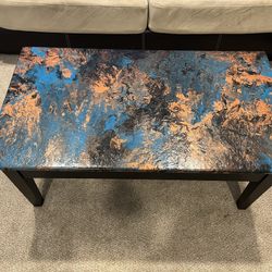 1 Of 1 Hand Painted Coffee Table