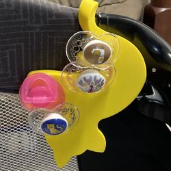 The  Multiple Pacifier Holder, SnackTray And Teether