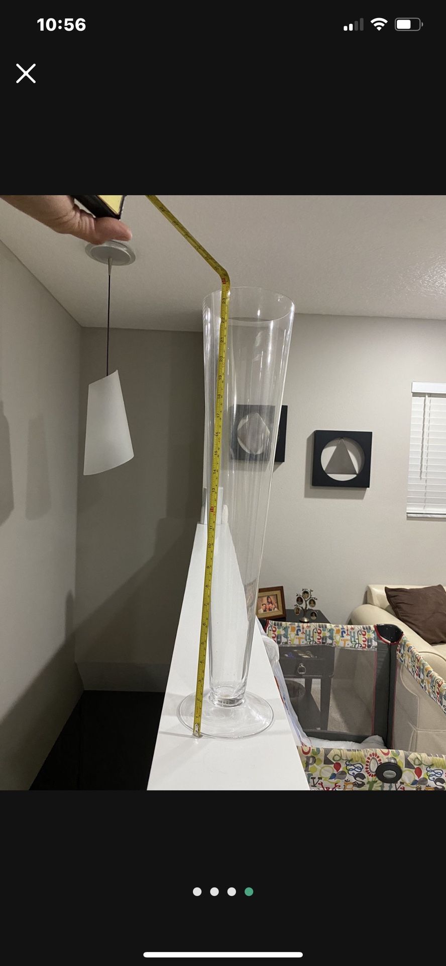 Champagne Glass, Trumpet Vases, Baskets and Ring Pillow