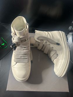 Rick Owens Porterville Jumbo Laced High Milk Size 10US