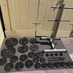 Weight Stand & Weights