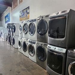 MAYTAG SET STEAM WASHER AND ELECTRIC DRYER 