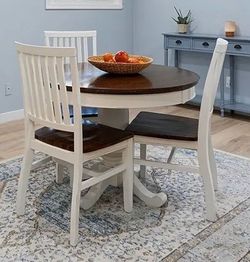 Round kitchen table with 4 chairs