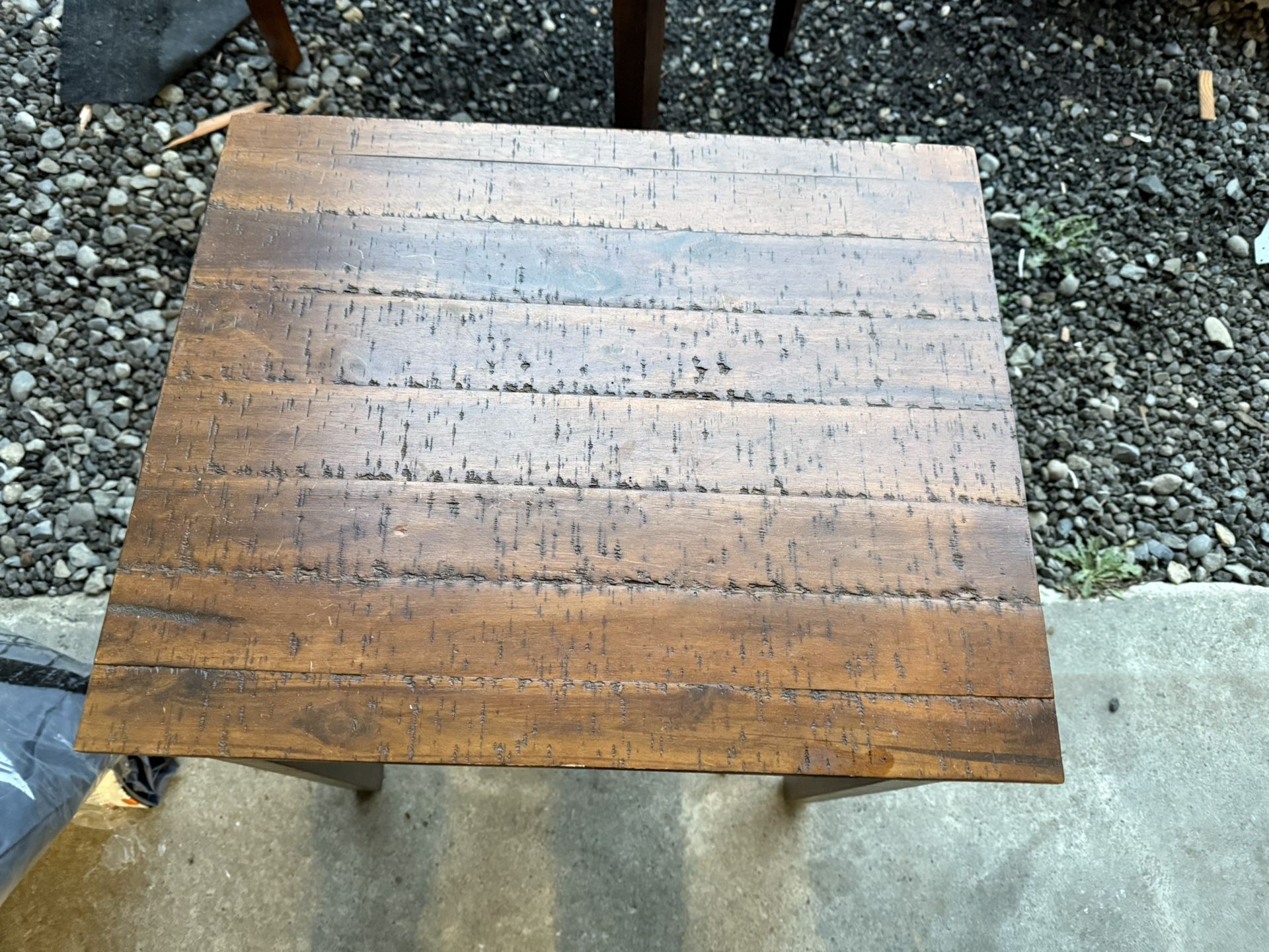 2 Real Wood End Tables