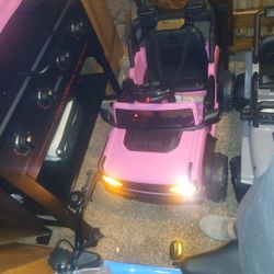 Pink Ford Jeep Electric Ride On Toy