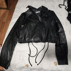 Charlotte Russe Black Leather Jacket