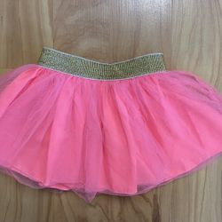 Baby Girl Carter’s Pink Tulle Skirt Sz 12-18M