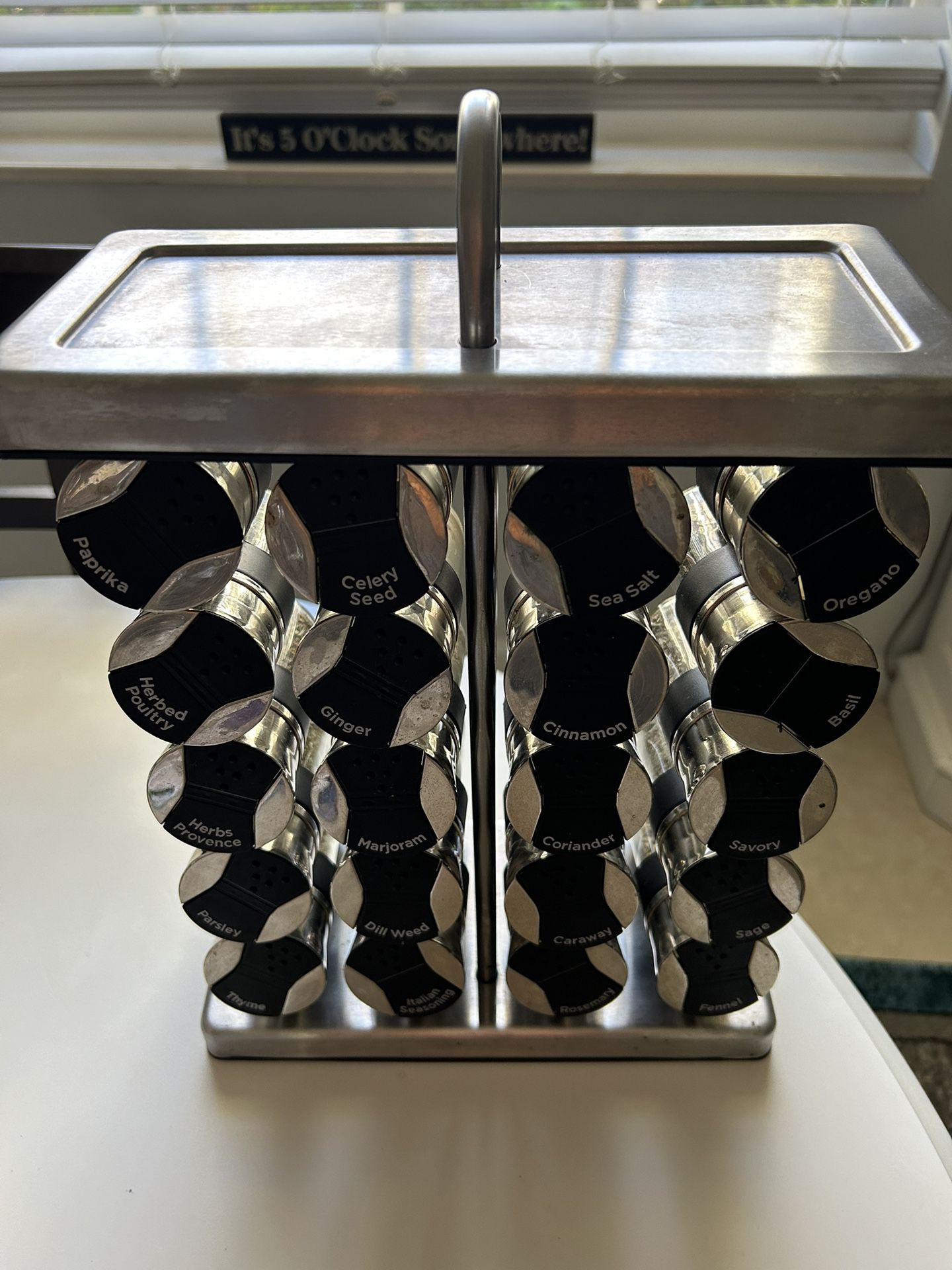 Stainless Steel Spice Rack 