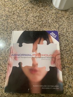 ABNORMAL PSYCHOLOGY