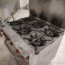 6 Burner Commercial Stove