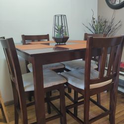 High Top Dining Table And Chairs