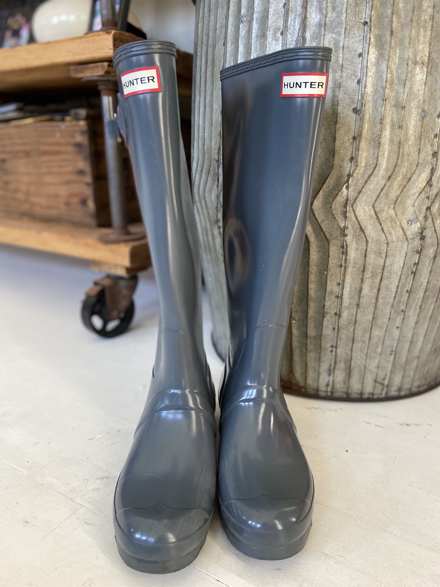 Hunter Tall Rain Boots Women Size 9