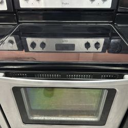 Whirlpool Stainless Self Clean Glass Top Stove 