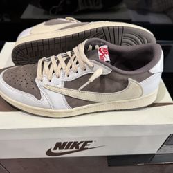 Travis Jordan 1 Low Reverse Mocha 