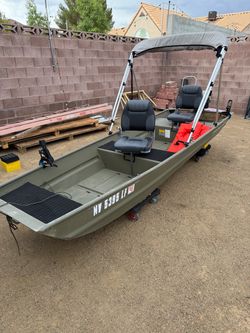 2006 Tracker 1236 Jon Boat - 12 ft.  w/1969 Johnson 6hp