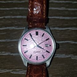 Pink Diving Watch. (Screw Down Crown-nh35 Mvt)