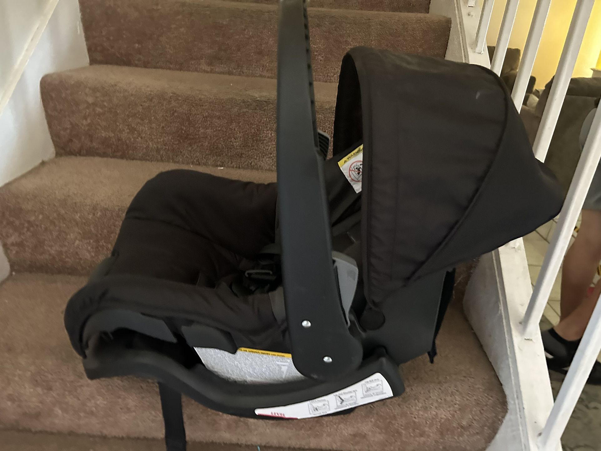 Infant Car Seat With Base (Black) *Never Been Used*