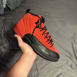 Jordan 12 reverse flu game size 10