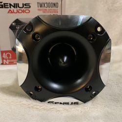 New Genius Audio 4” Neodymium 300w Max Aluminum Bullet Tweeter  $65 Each  