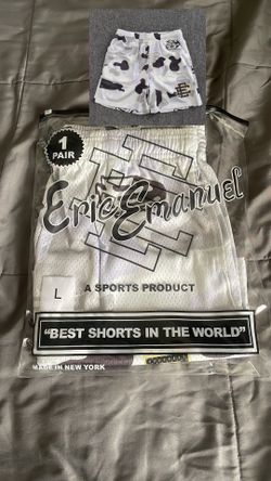 Eric Emanuel Shorts Brand New Size Large Snow EE Camo