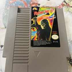Nintendo NES Game ( Friday The 13th )