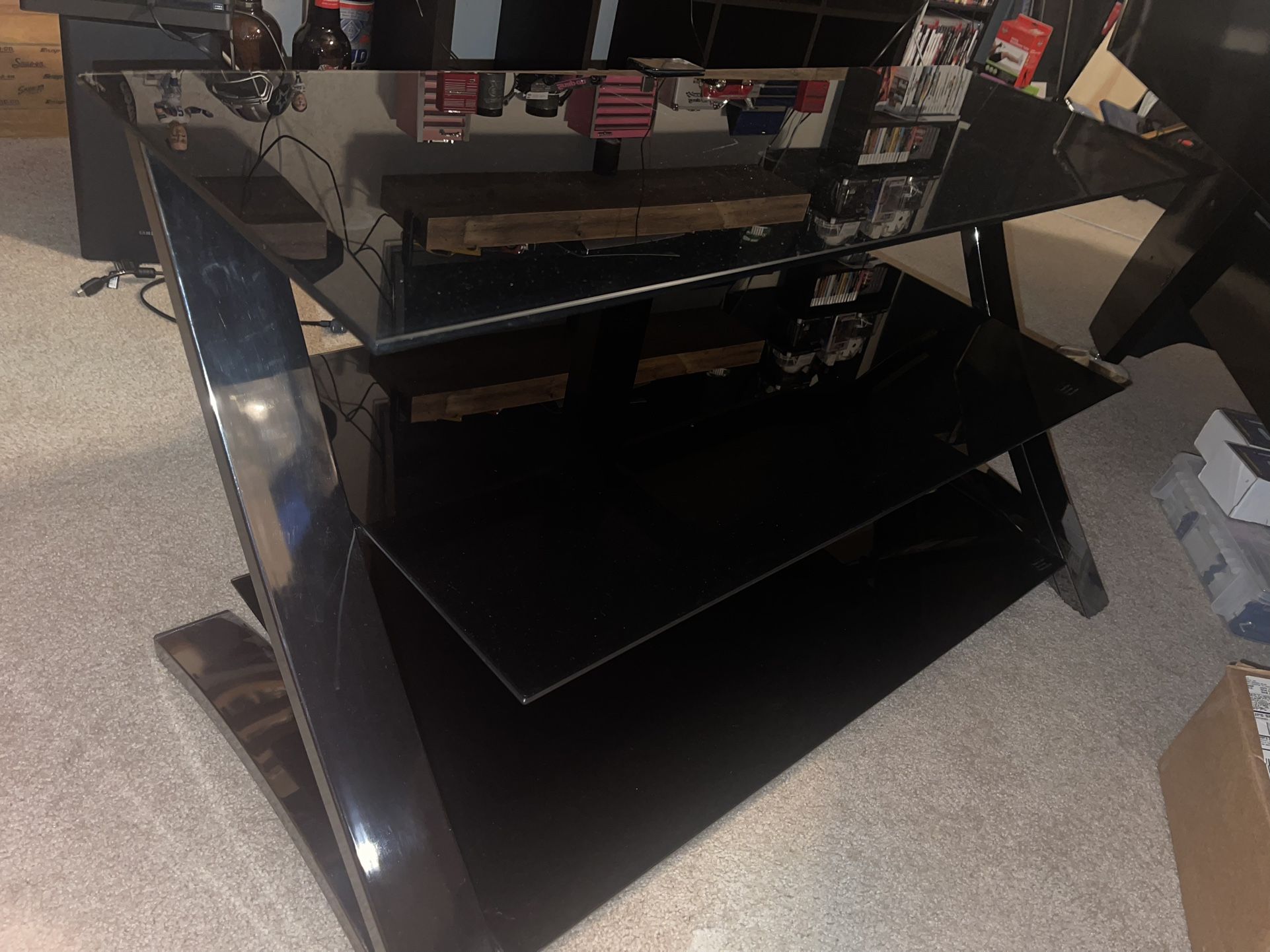Glass Tv Stand
