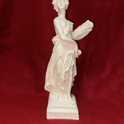 Vintage 10 Inch Greek Alabaster Dimitra Figurine Imported From Greece (2 available)