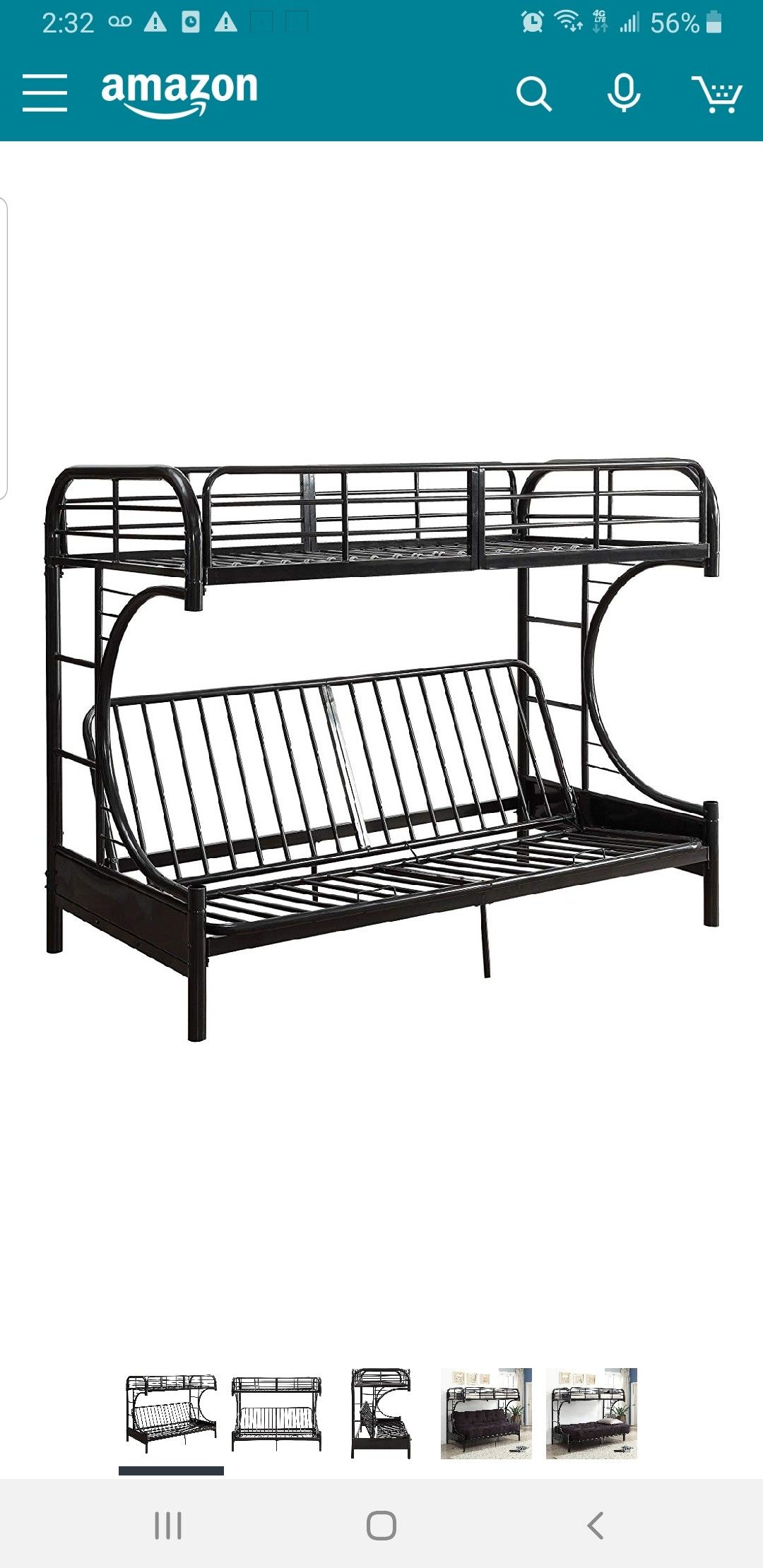 Free Full twin futon bunk beds frame