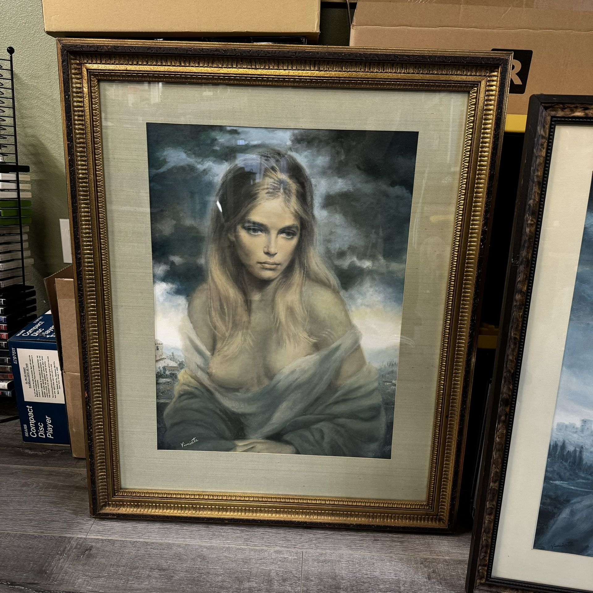 3 Framed Vinciata Paintings Prints - Joseph Wallace King