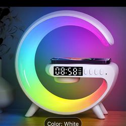Wireless Speaker Night Lights, 3 In 1 Night Light Wireless Speakers, Wireless Charging Modern Speaker, LED Desk Lamp With Rechargeable Battery, Bedsid